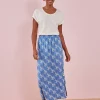 T shirt ecru Falbala Des Petits hauts